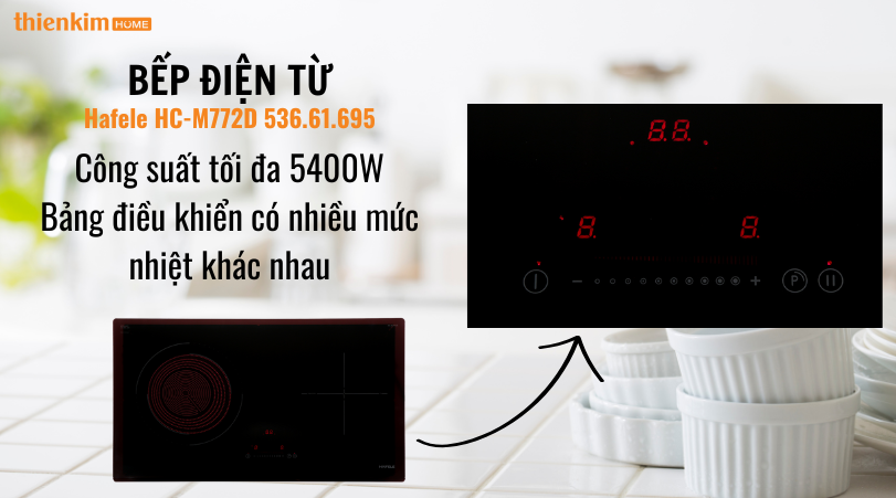 Bếp điện từ Hafele HC-M772D 536.61.695 công suất lớn